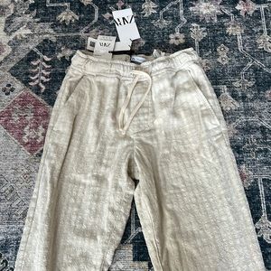 Zara Mens Linen Pants
